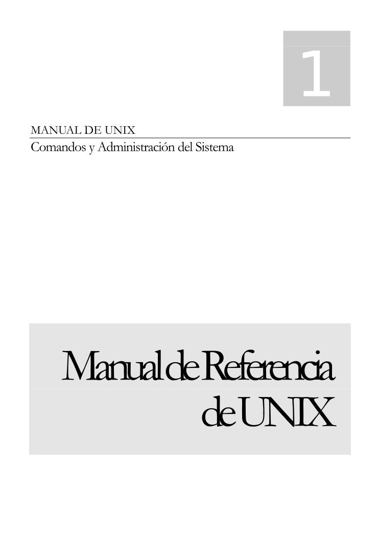 Imágen de pdf Manual de Unix - Comandos y Administración de Sistema