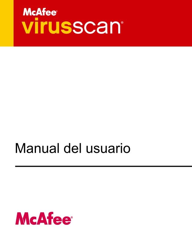 Imágen de pdf mcafee virusscan - Manual de usuario