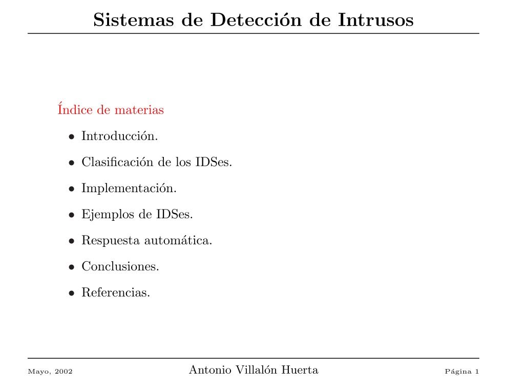 Imágen de pdf Sistemas de Detección de Intrusos