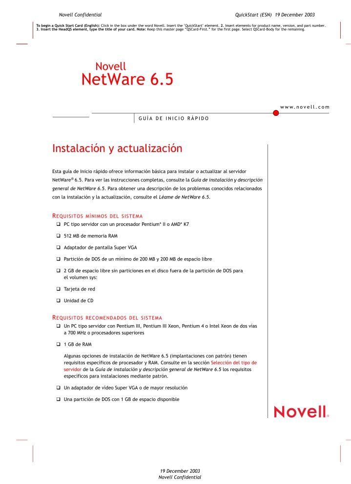 Imágen de pdf Novell Netware 6.5