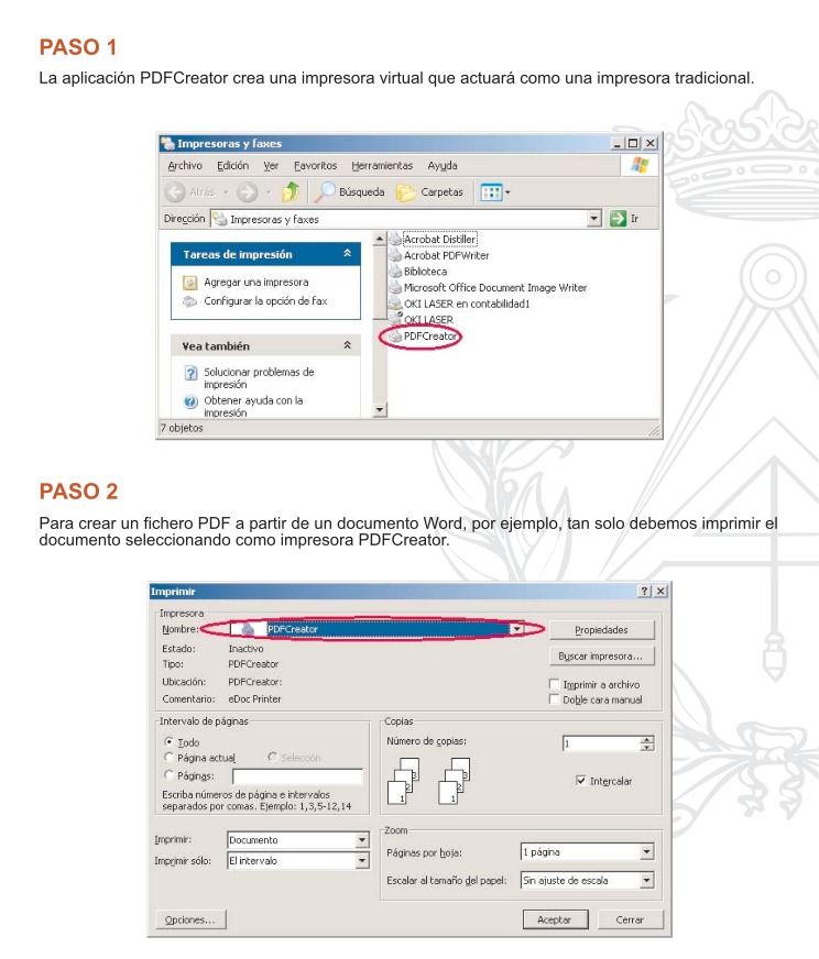 Imágen de pdf pdfcreator manual de uso