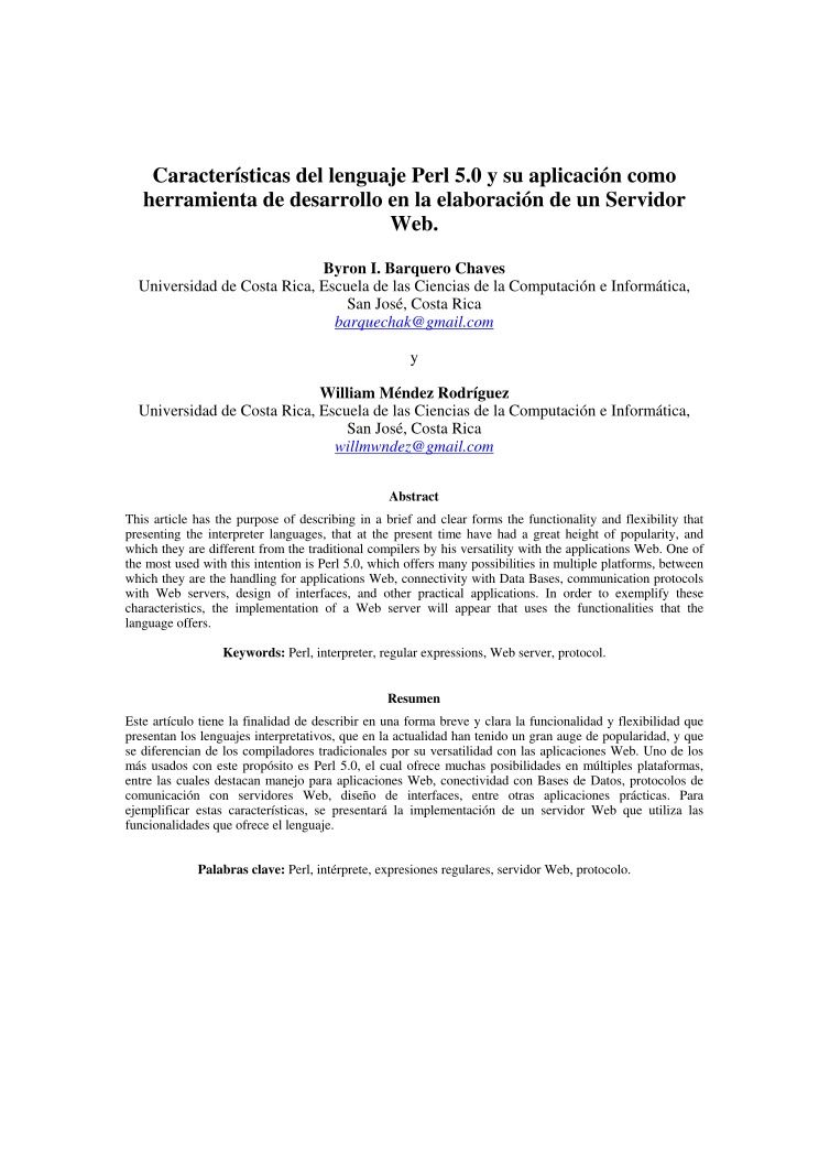 Imágen de pdf Características del lenguaje Perl 5.0 y su aplicación como herramienta de desarrollo en la elaboración de un servidor web