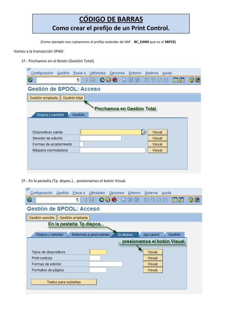 Imágen de pdf CODIGOS DE BARRAS - Crear el prefijo de un Print Control