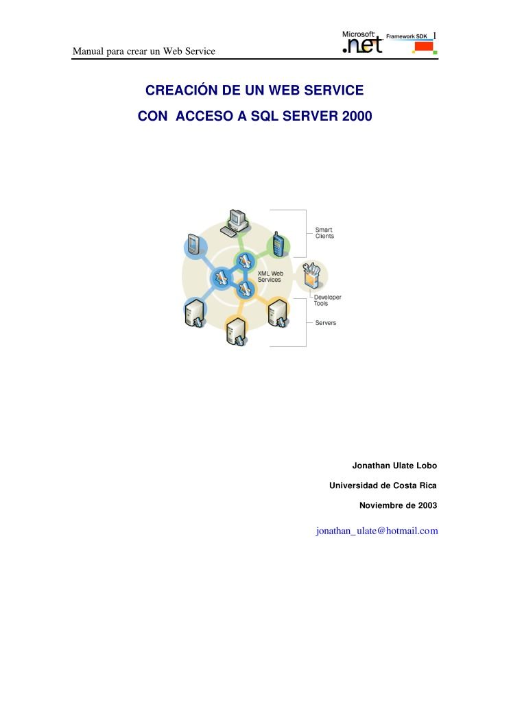 Imágen de pdf Manual Para Crear Un Web Service Con Acceso A SQL Server 2000