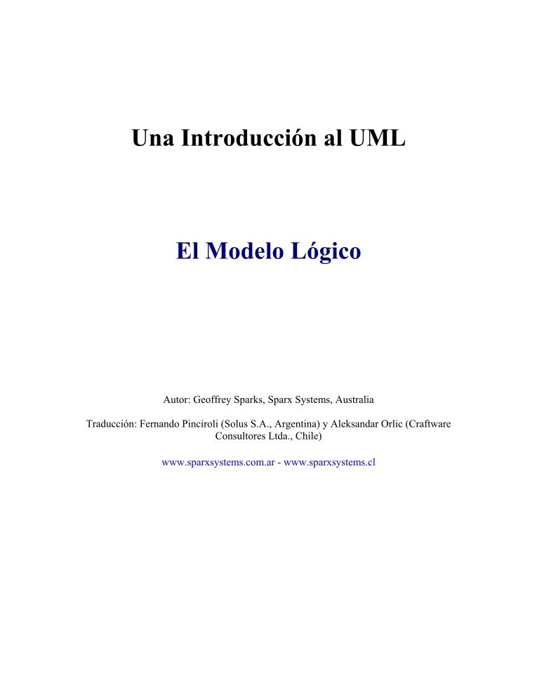 Imágen de pdf Una introducción al UML - El Modelo Logico - Corregido