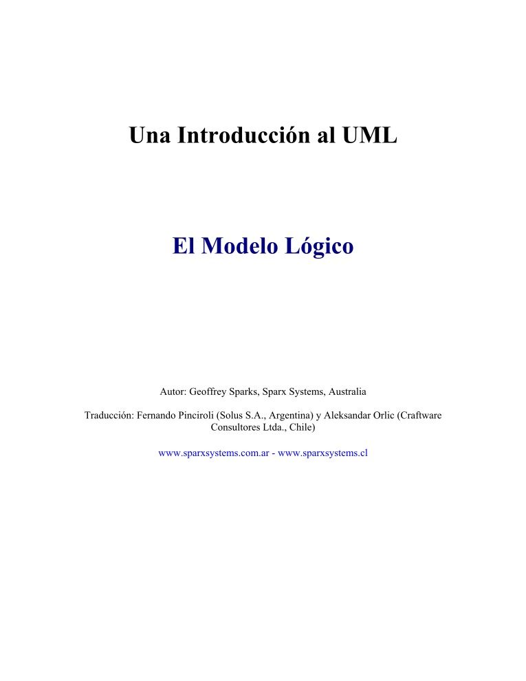 Imágen de pdf Una introducción al UML - El Modelo Logico - Corregido