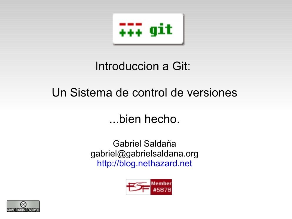 Imágen de pdf Introducción a GIT: Un sistema de control de versiones ... bien hecho