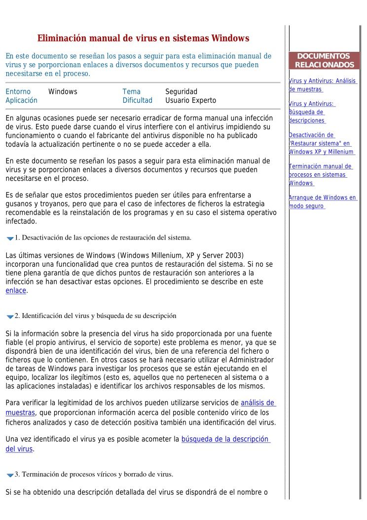 Imágen de pdf Eliminación manual de virus en sistemas Windows