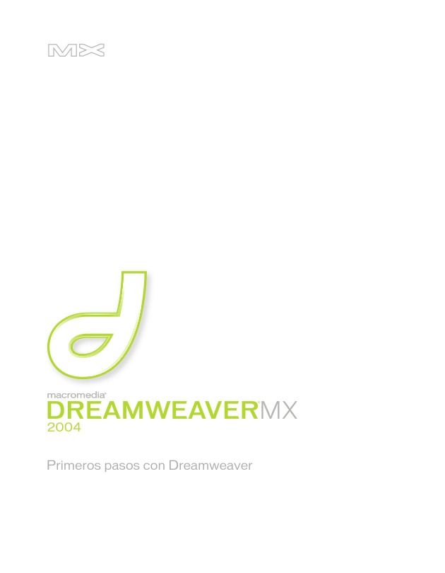 Imágen de pdf Macromedia Dreamweaver MX