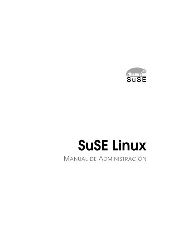 Imágen de pdf SuSE Linux / Manual de Administración