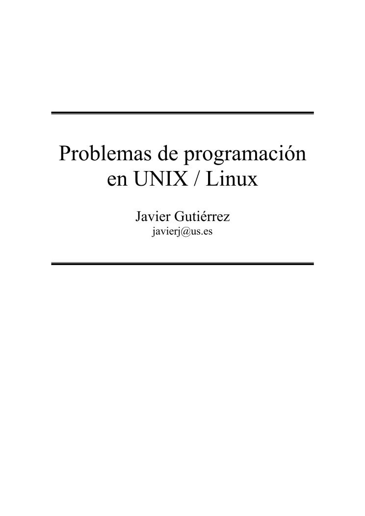 Imágen de pdf Problemas de programación en UNIX/Linux