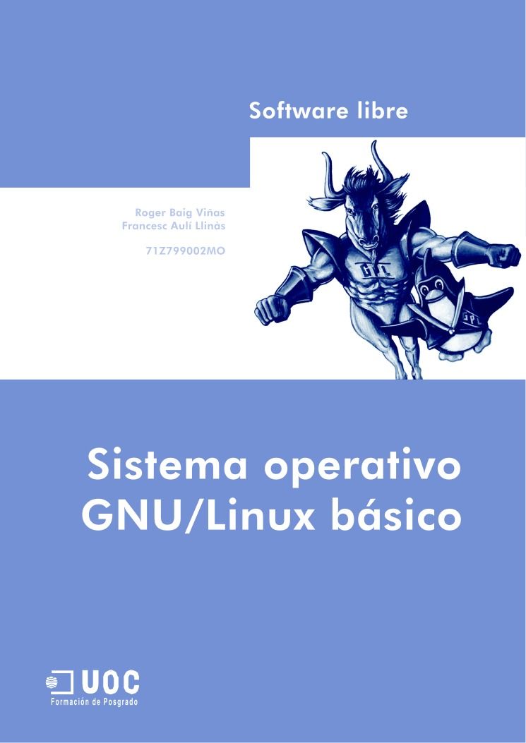 Imágen de pdf Software libre - Sistema operativo GNU/Linux básico