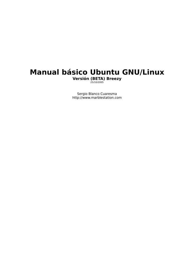Imágen de pdf Manual básico Ubuntu GNU/Linux
