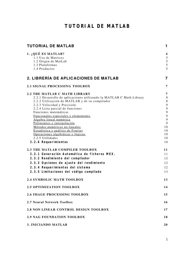 Imágen de pdf Tutorial de Matlab