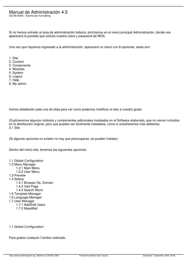 Imágen de pdf tutorial mambo - Manual de Administración 4.5