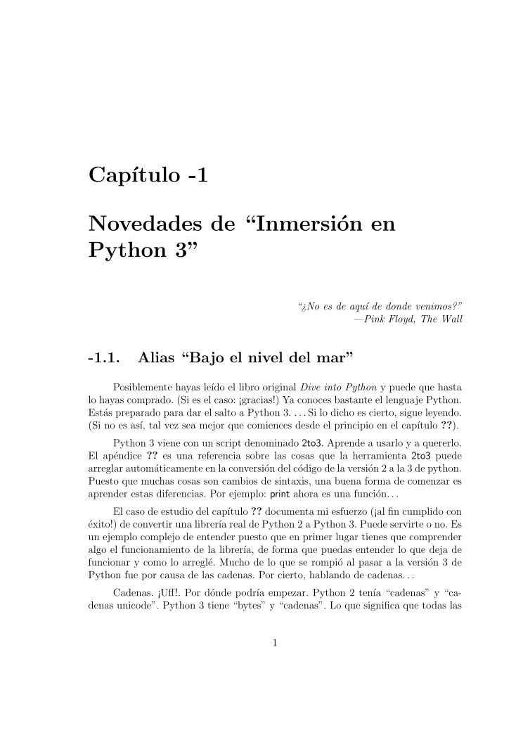 Imágen de pdf Inmersión en Python 3