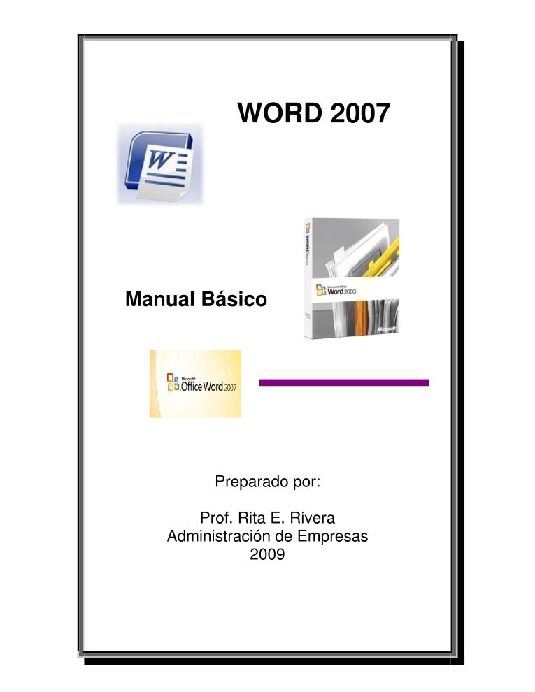 Imágen de pdf Manual WORD 2007 - Manual básico