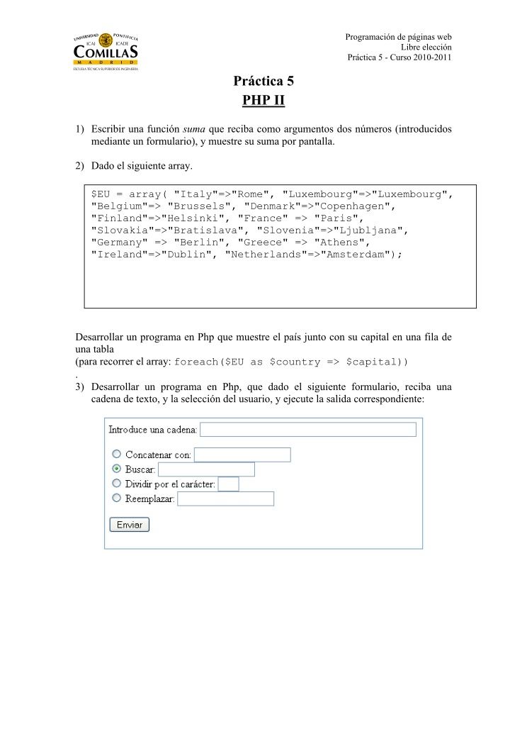 Imágen de pdf Práctica 5 - PHP II