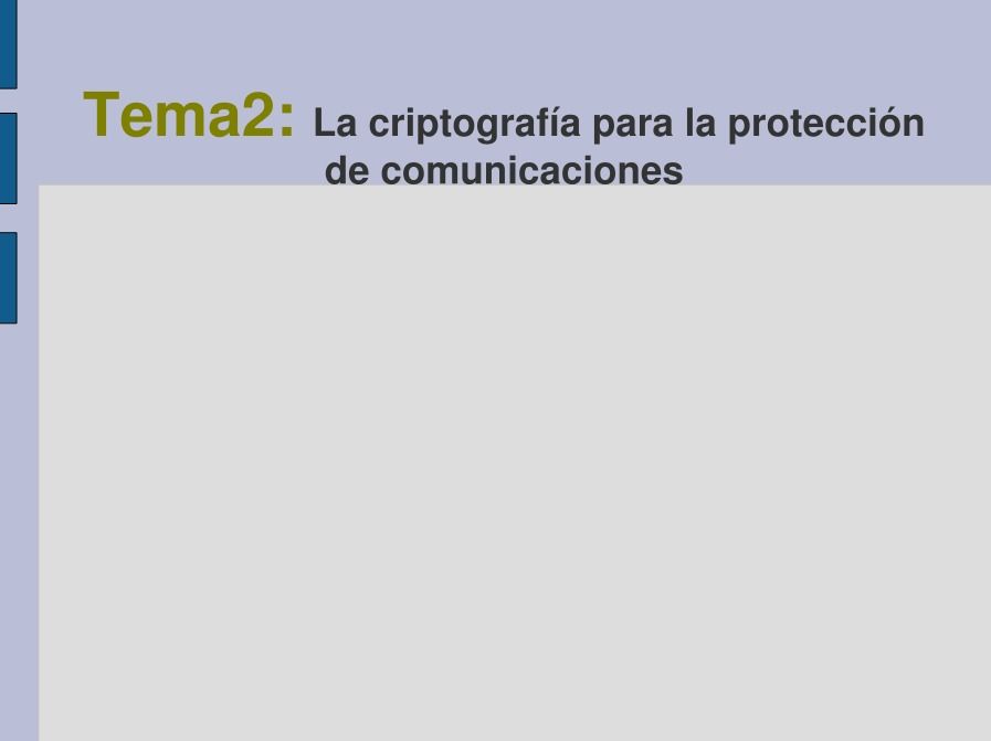 Imágen de pdf Tema2: La criptografía para la protección de comunicaciones