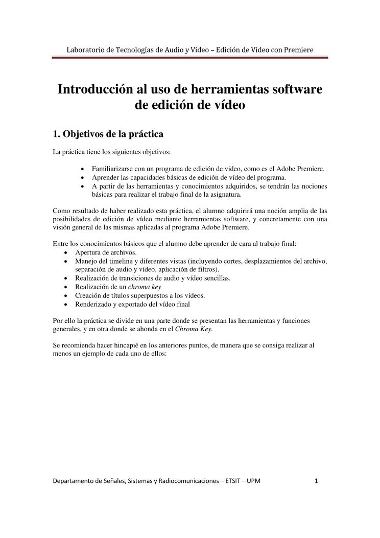 Imágen de pdf Introducción al uso de herramientas software de edición de vídeo