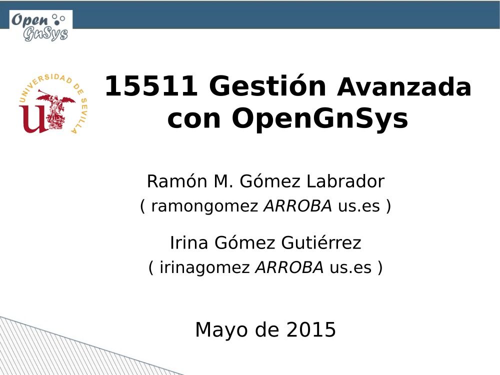 Imágen de pdf Gestión Avanzada con OpenGnSys