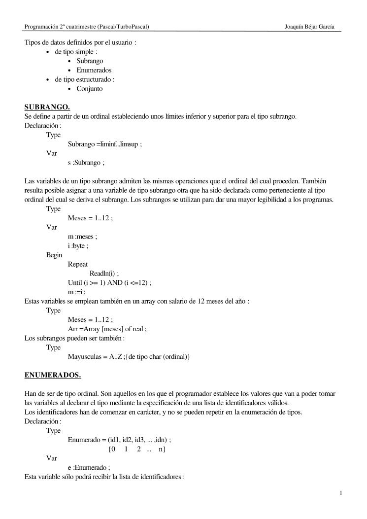 Imágen de pdf Programación 2º cuatrimestre (Pascal/TurboPascal)