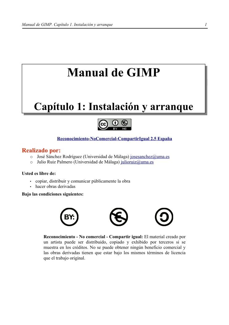Imágen de pdf ebook manual de gimp