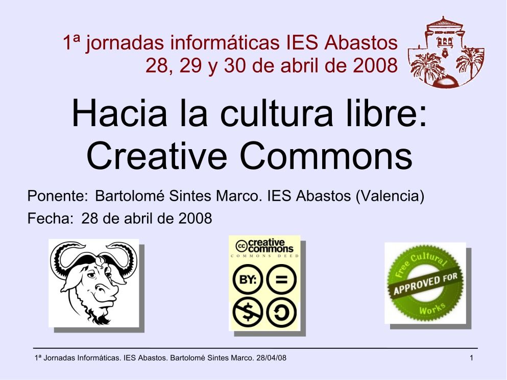 Imágen de pdf Presentación Licencias