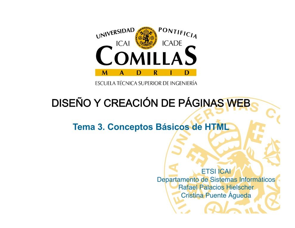 Imágen de pdf Diseño y creación de páginas web: Tema3. Conceptos básico de HTML