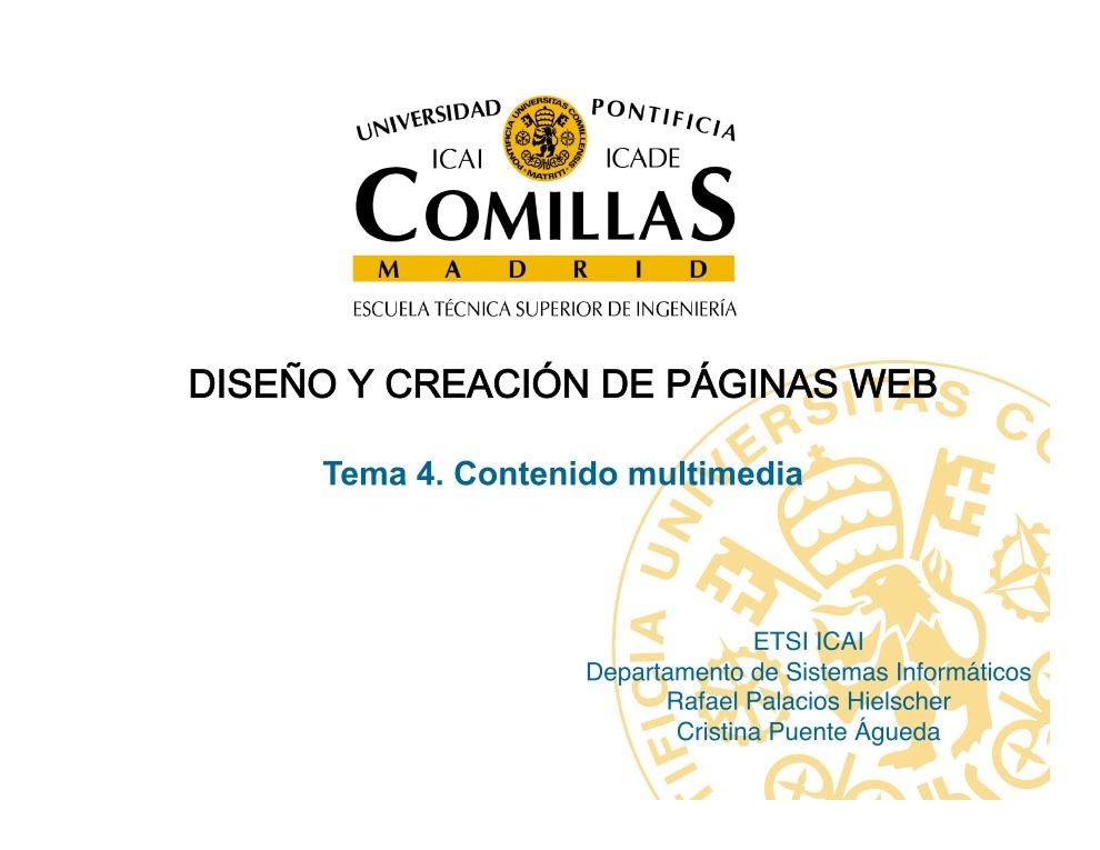 Imágen de pdf Diseño y creación de páginas web: Tema 4. Contenido multimedia