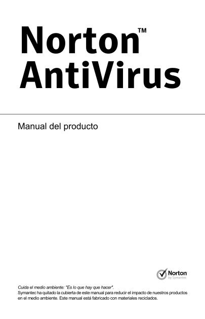 Imágen de pdf Norton Antivirus - Manual del producto