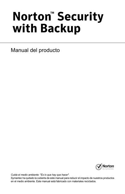 Imágen de pdf Norton Security with backup - Manual del producto