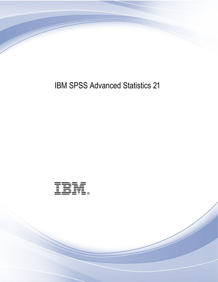 Imágen de pdf IBM SPSS Advanced Statistics 21