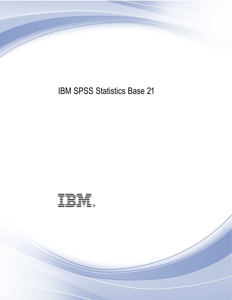 Imágen de pdf IBM SPSS Statistics Base 21
