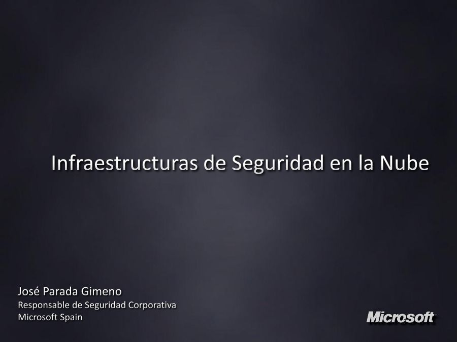 Imágen de pdf Infraestructuras de Seguridad en la Nube