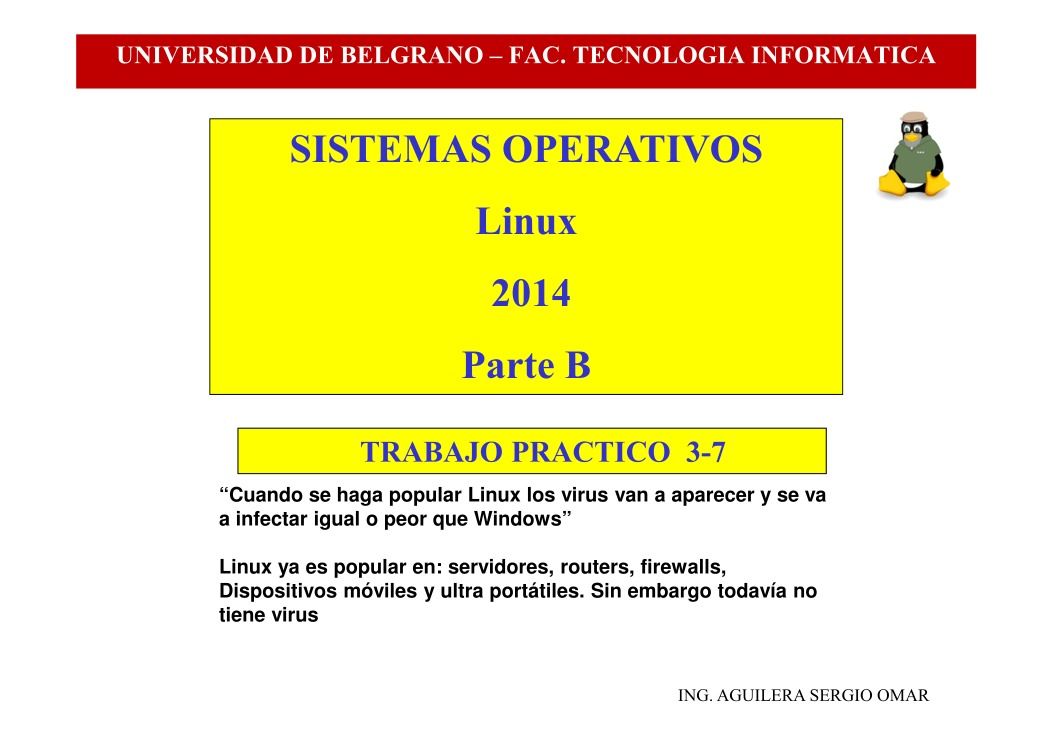 Imágen de pdf Sistemas Operativos Linux 2014 - Parte B - Trabajo Practico 3-7