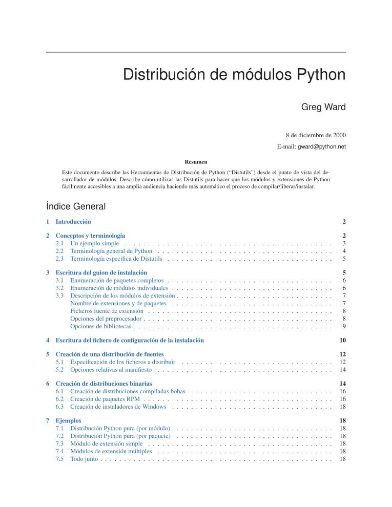 Imágen de pdf Distribución de módulos Python