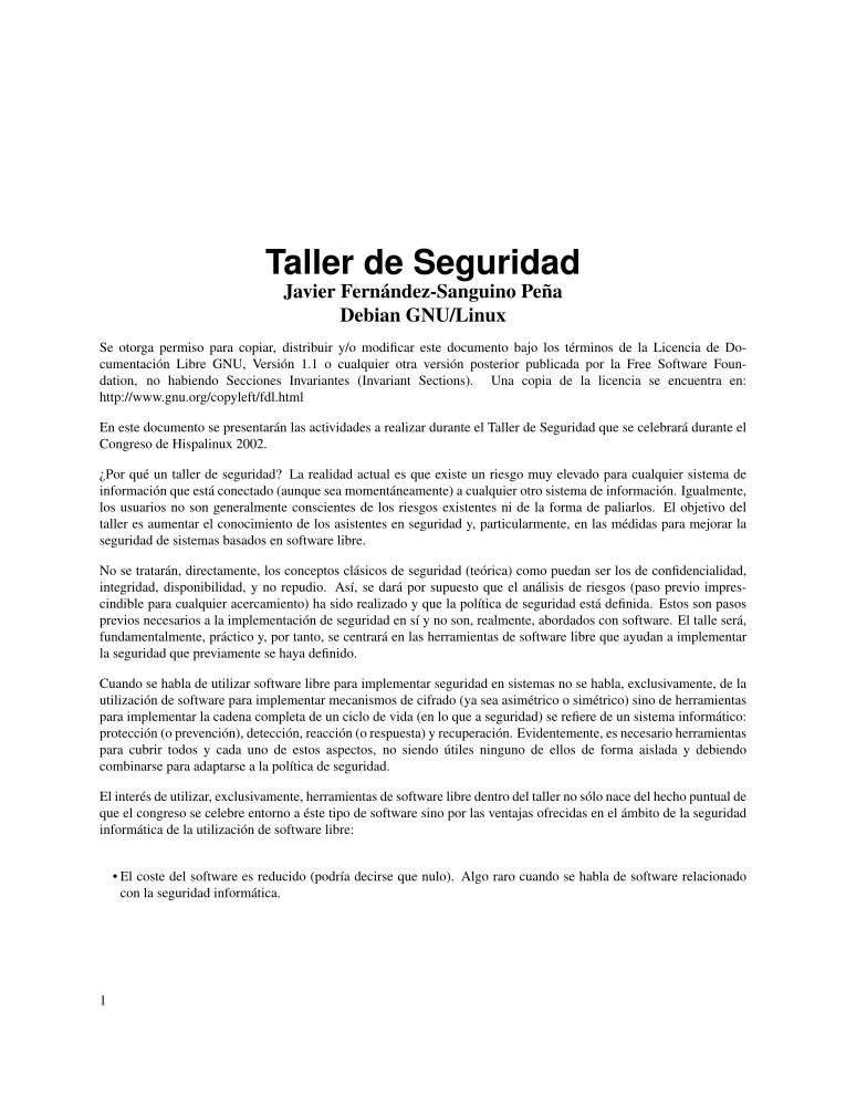 Imágen de pdf Taller de Seguridad