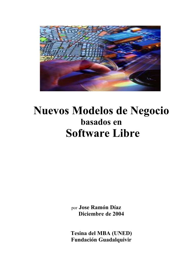 Imágen de pdf Nuevos Modelos de Negocio basados en Software Libre