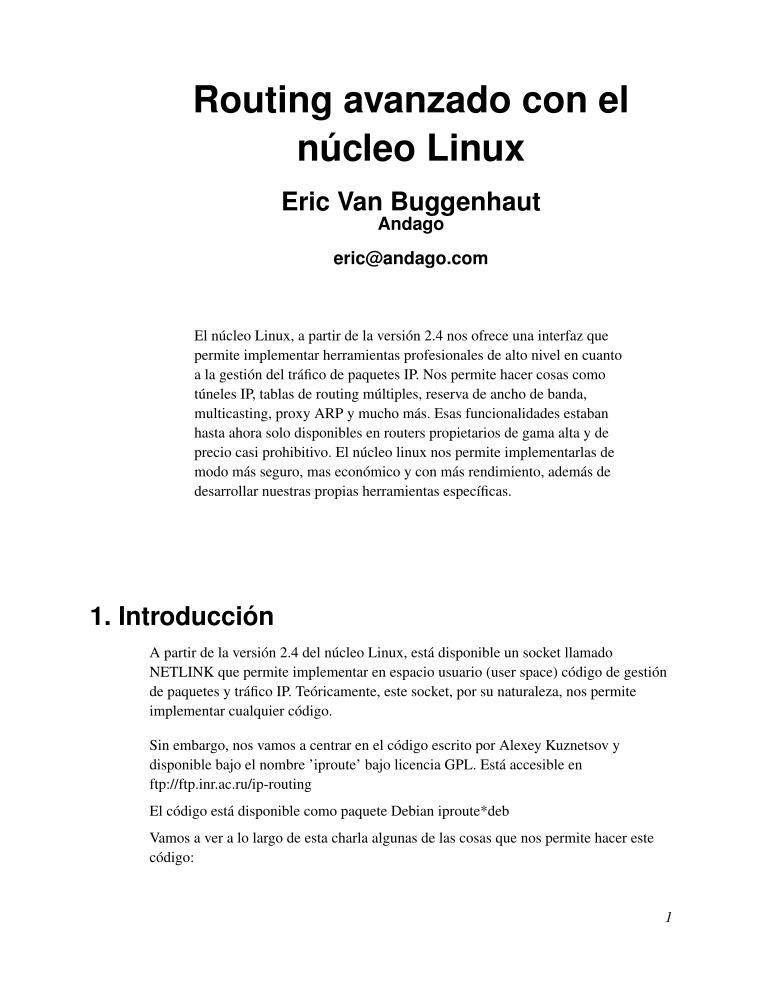 Imágen de pdf Routing avanzado con el núcleo Linux