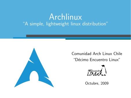 Imágen de pdf Archlinux - A simple, lightweight linux distribution