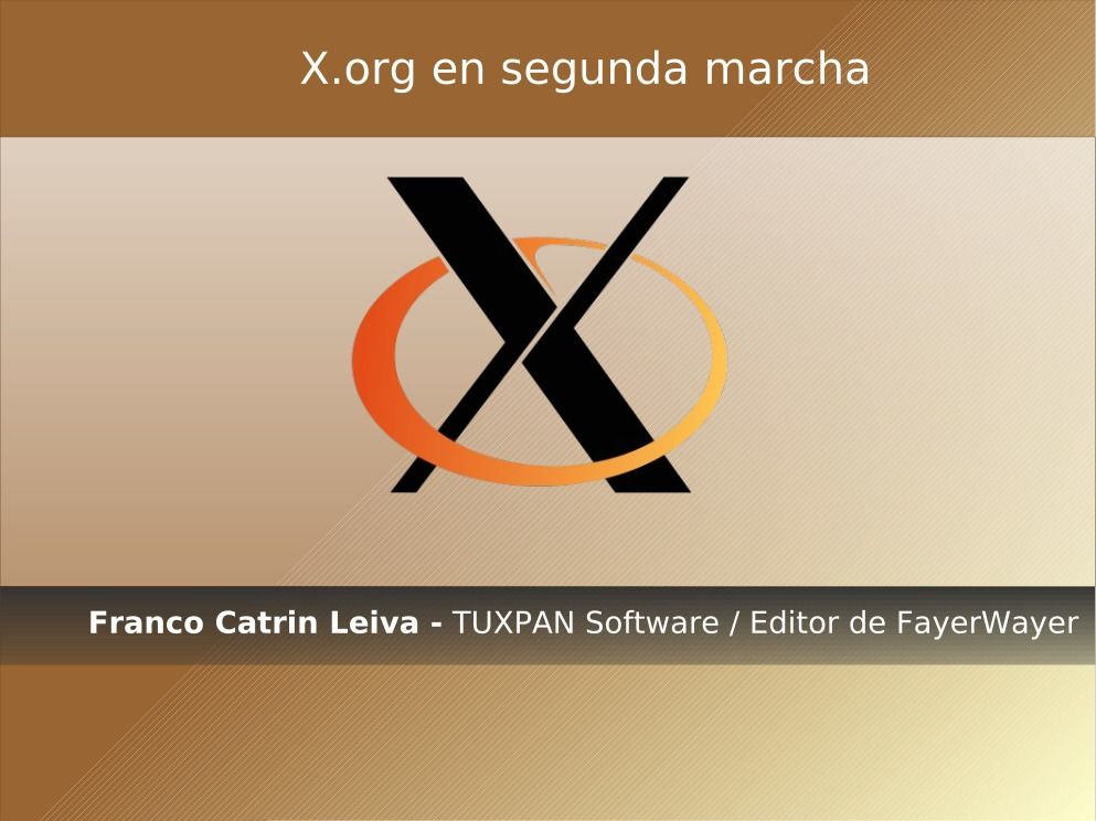 Imágen de pdf x.org en segunda marxa