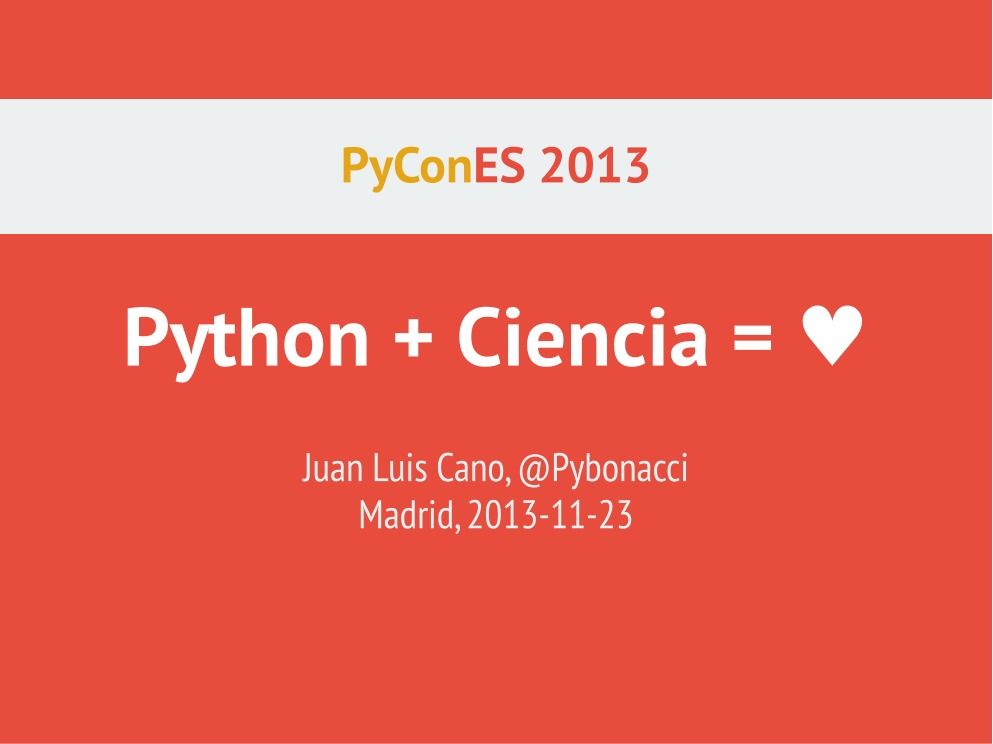 Imágen de pdf python + ciencia = amor