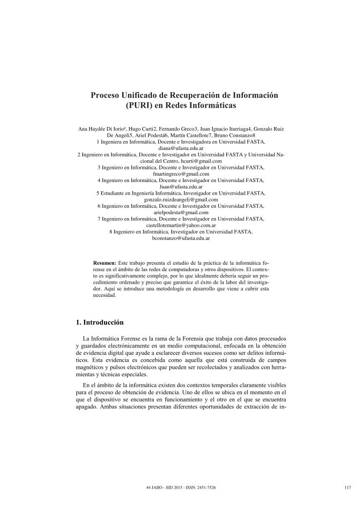 Imágen de pdf Proceso Unificado de Recuperación de Información (PURI) en Redes informáticas