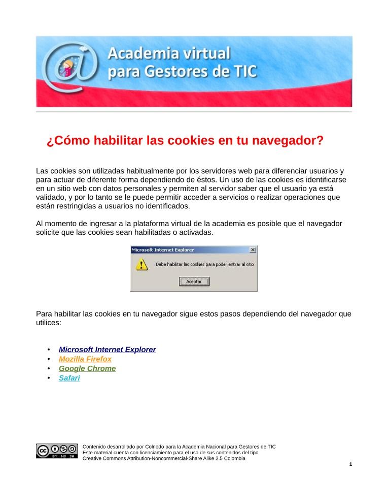 Imágen de pdf Cómo Habilitar las Cookies en tu navegador