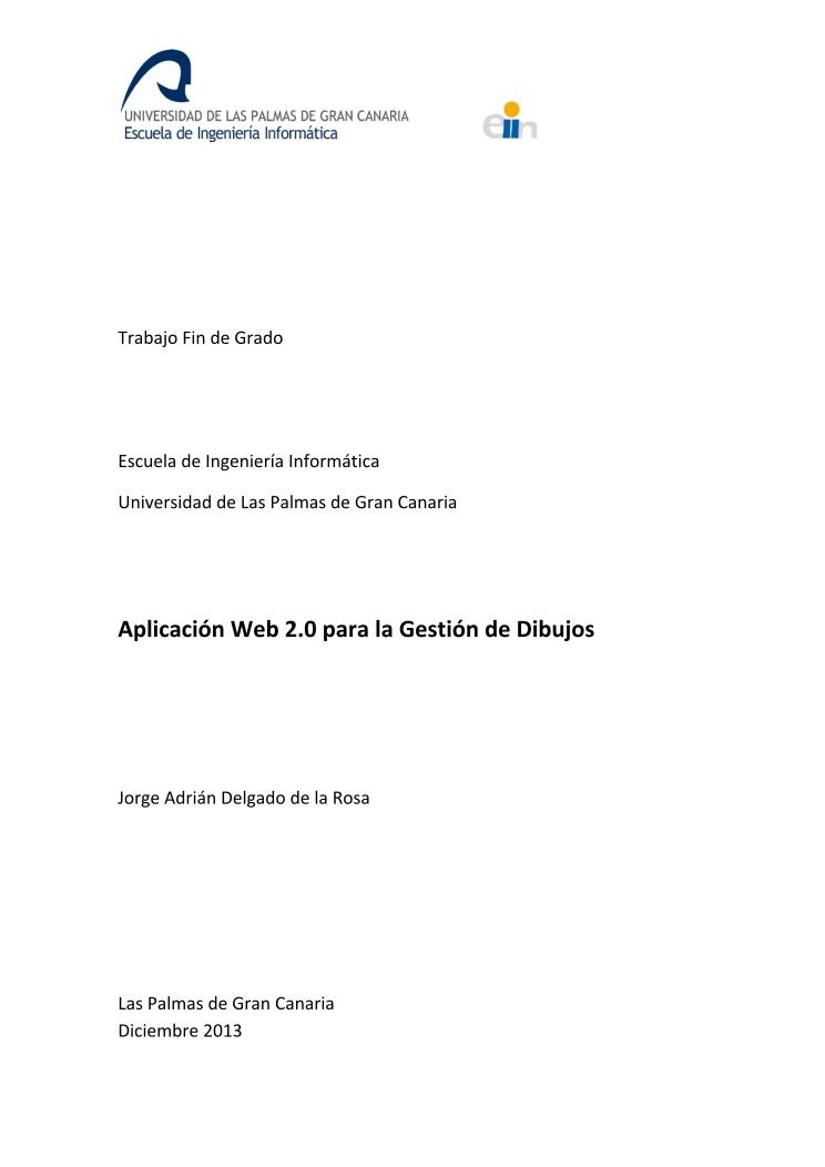 Imágen de pdf Aplicación Web 2.0 para la Gestión de Dibujos