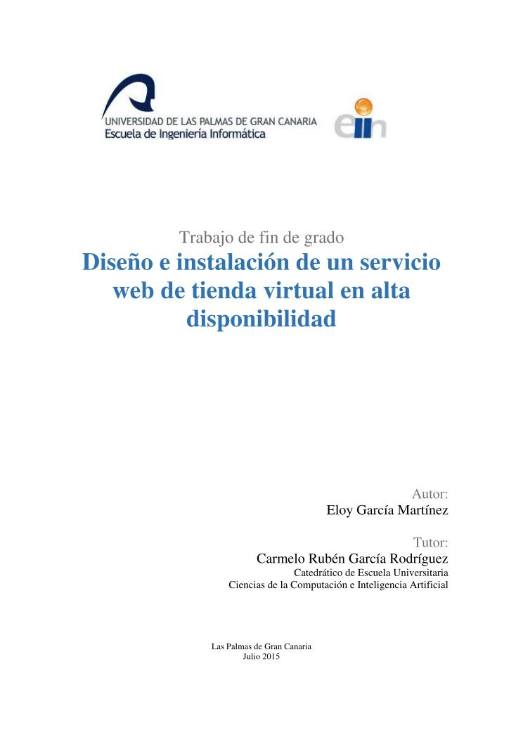 Imágen de pdf Diseño e instalación de un servicio web de tienda virtual en alta disponibilidad