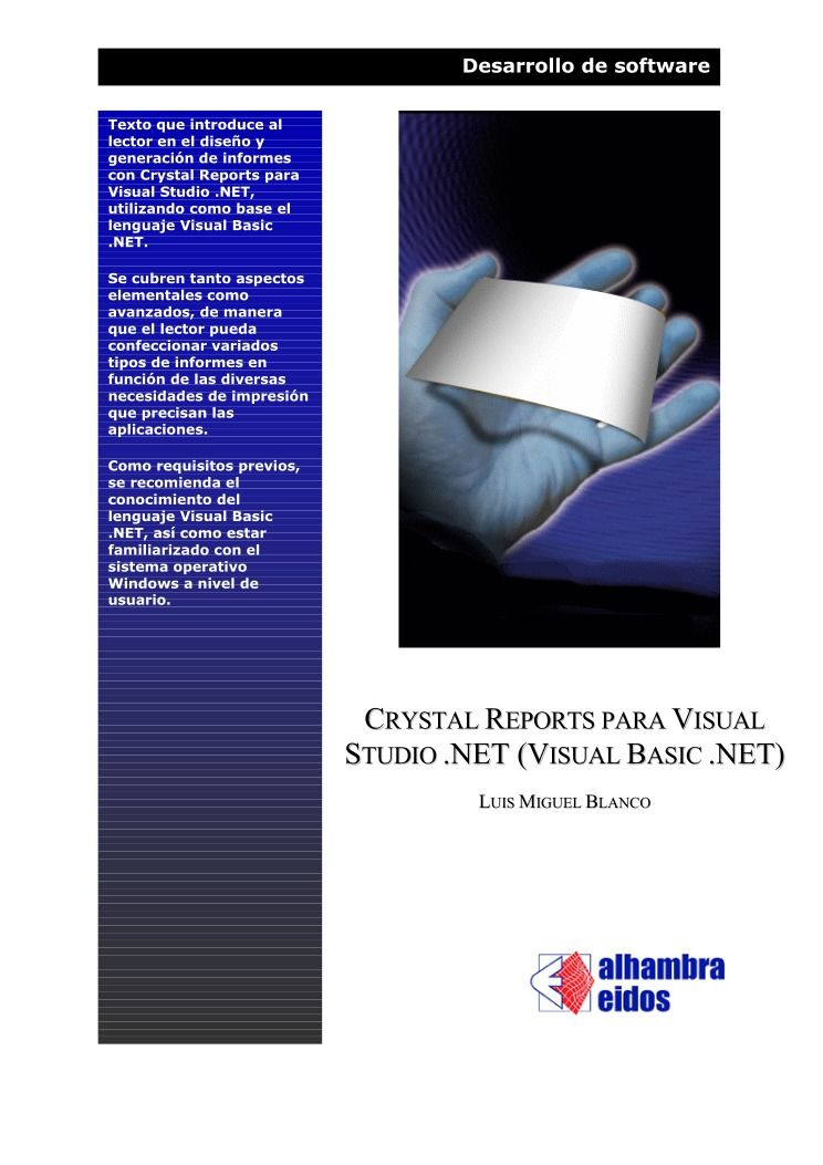 Imágen de pdf Crystal Reports para Visual Studio .NET (Visual Basic .NET)