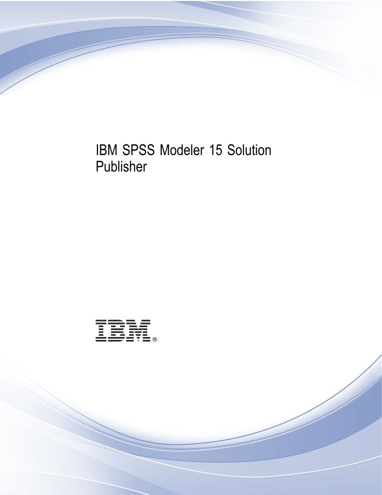 Imágen de pdf IBM SPSS Modeler 15 Solution Publisher