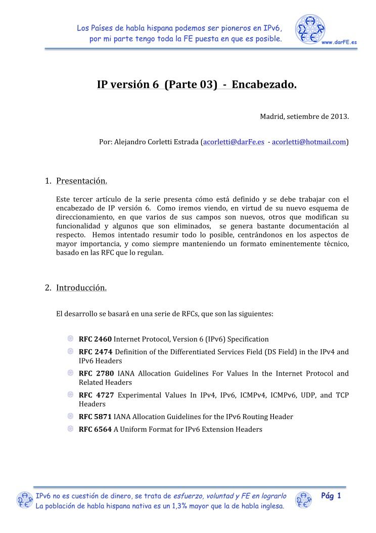 Imágen de pdf IPv6 (Parte 03) - Encabezado